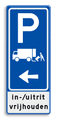 Verkeersteken 2:3 - 2 tekstregels - Pictogram - 3 tekstregels