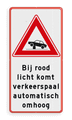 Verkeersteken + 8 tekstregels 