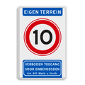 Koptekst + Verkeersteken + Pictogram