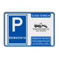 1 verkeersteken + 3 pictogrammen