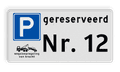 Verkeersteken - Pictogram - Tekstregels