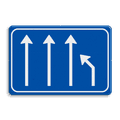 Verkeersteken L05-4-rd-rd-rd-li