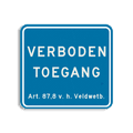 Huisnummerbord tekst+ondertekst