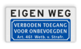 Verkeersteken BT03a