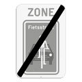 Verkeersbord ZONE F113