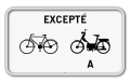 Panneau de signalisation M3