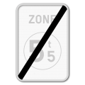Panneau de signalisation ZC21/