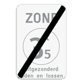 Verkeersbord ZC21T/