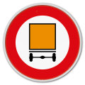 Panneau de signalisation C24a