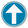 Panneau de signalisation D1a