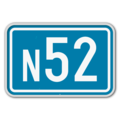 Panneau de signalisation F23a