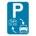 Verkeersbord E9j wisselend parkeren