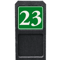 Huisnummerbord Klassiek