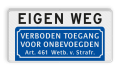 Verkeersteken BT03a