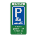 Aanhef + Parkeerbord + 5 tekstregels 