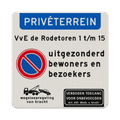 Koptekst + tekst + symbool + tekstregels + 2x Pictogram