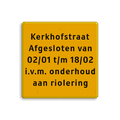 Tekstbord tot 8 tekstregels