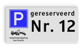 Verkeersteken - Pictogram - Tekstregels