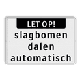 Banner + tekstregels