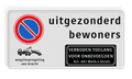 Verkeersteken - Pictogram - Tekstregels en pijlen