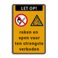 Koptekst + 2x Verkeersteken + 7 tekstregels 