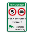 Koptekst + 2x Verkeersteken + 2 tekstregels + picto