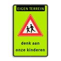 Koptekst + Verkeersteken + 5 tekstregels
