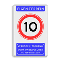 Koptekst + Verkeersteken + Pictogram