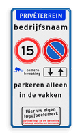 Koptekst + 2x Verkeersteken + onderborden + 3 tekstregels + Ondertekst
