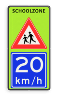 Koptekst - 2x Verkeersteken