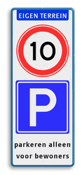 Koptekst + 2x Verkeersteken + tekstvlak