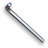 Clé antivol 5mm pour boulon M8 de fixation de panneau sécurisé