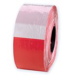Ruban de balisage jaune et noir ou rouge et blanc - 500 mètres
