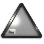 Waarschuwingsbord W004 - Gevaar voor laserstraal - reflecterend