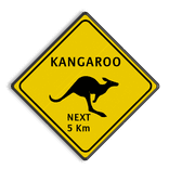 Verkeersbord Australië - KANGAROO
