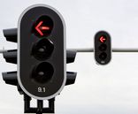 Verkeerslicht LED 3xØ300mm polycarbonaat
