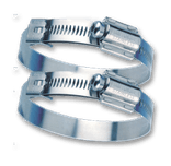 RVS klemband Ø102-156mm - HT4