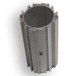 Bride de fixation Nekom 2 parties avec vis Allen Ø 76 mm