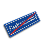 Plaatsnaambord 1540x340 mm RVV H02a (einde)