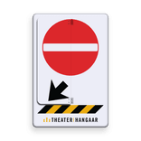 Klapbord met 2 standen en eigen ontwerp - reflecterend