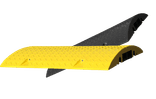 Passage de câbles ralentisseur noir/jaune – 800 x 600 x 80 mm – 40 tonnes