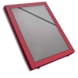 Panneau de présentation en aluminium avec pare-brise - sans plaque d'impression