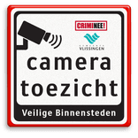 Tekstbord Cameratoezicht | Gem. Vlissingen