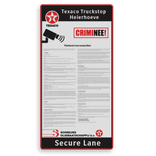 Informatiebord truckstop - CRIMNEE - 1000x2000x28mm Entree