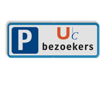 Parkeerbord ALU-DOR RVV E04 +  eigen ontwerp