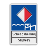 Scheepvaartbord - Informatie scheepshelling