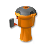 Tête Skipper avec sangle rétractable 9m pour cônes et poteaux