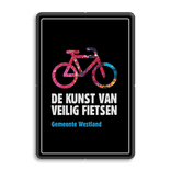 Informatiebord De kunst van fietsen - FC eigen ontwerp - 90 graden