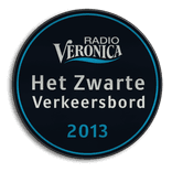 Verkeersbord rond DOR reflecterend met eigen ontwerp/opdruk