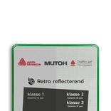 Bord eigen weg groen/wit - eigen tekst en pictogram - reflecterend